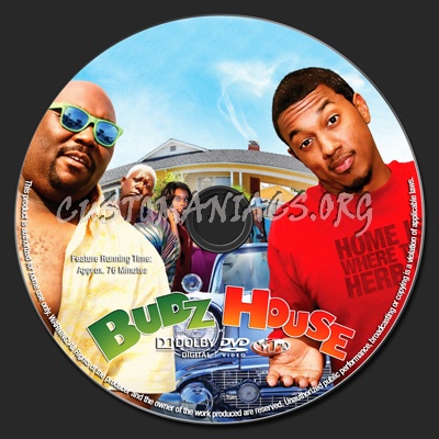 Budz House dvd label