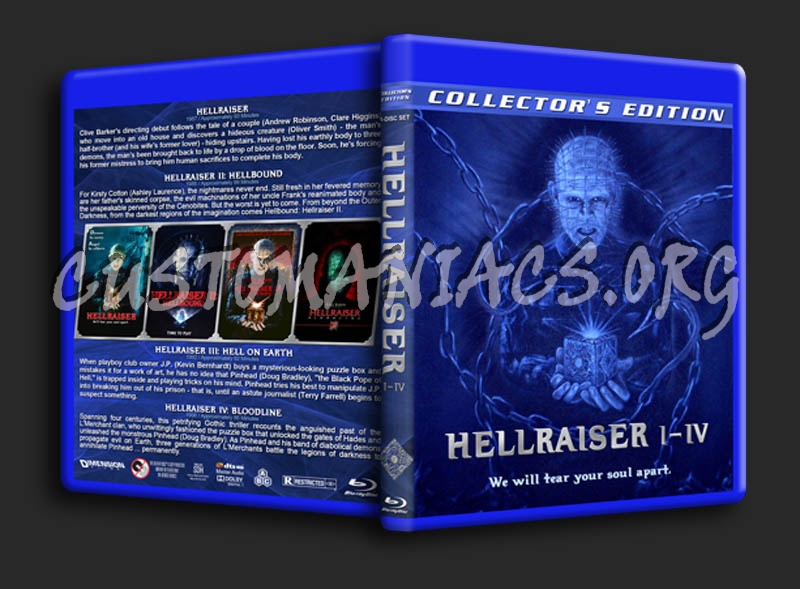 Hellraiser 1-4 blu-ray cover