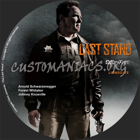 The Last Stand dvd label