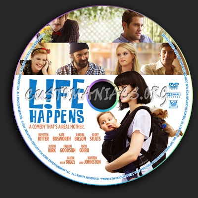 Life Happens dvd label