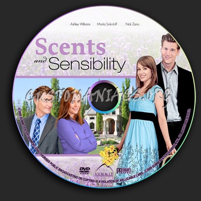 Scents And Sensibility dvd label