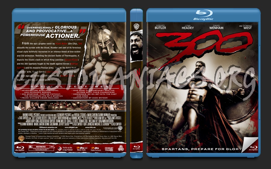 300 blu-ray cover