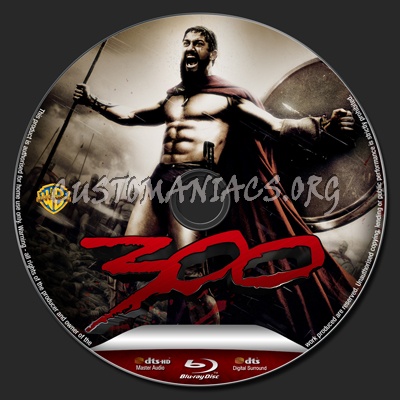 300 blu-ray label