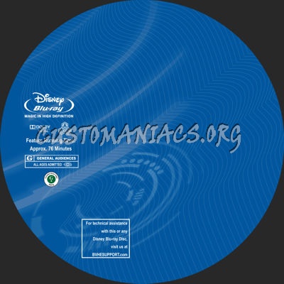 Disney Bluray label template dvd label