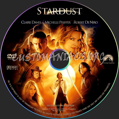 Stardust dvd label