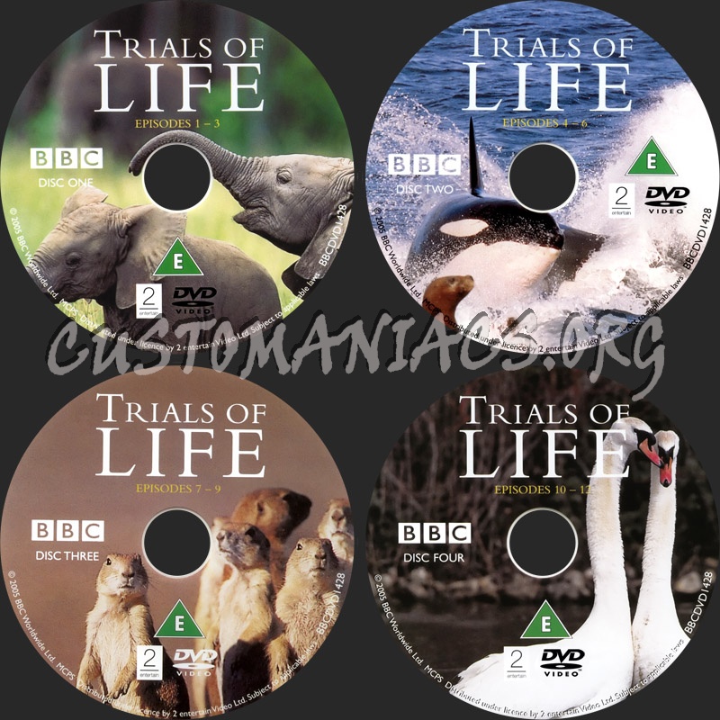 Trials of Life dvd label