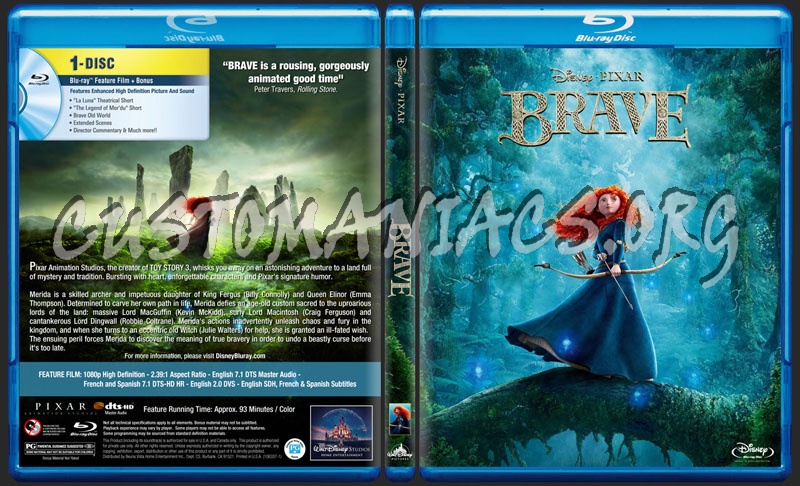 Brave blu-ray cover