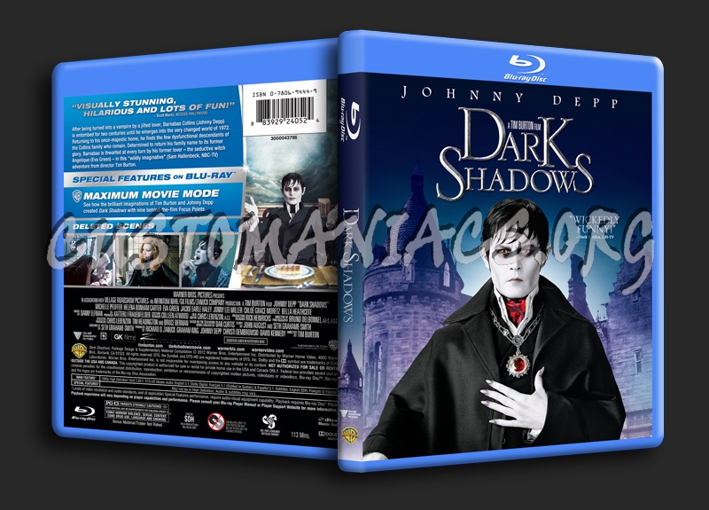 Dark Shadows blu-ray cover