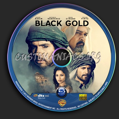 Black Gold blu-ray label