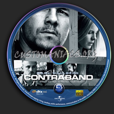 Contraband blu-ray label