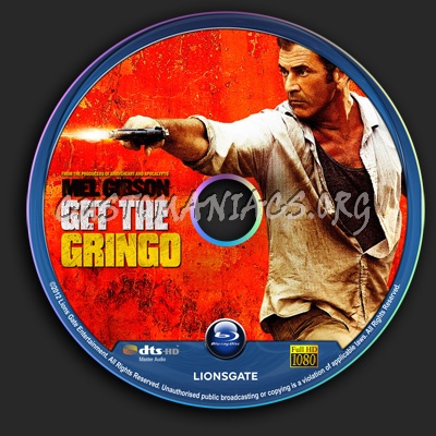 Get The Gringo blu-ray label