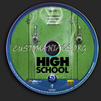 High School blu-ray label