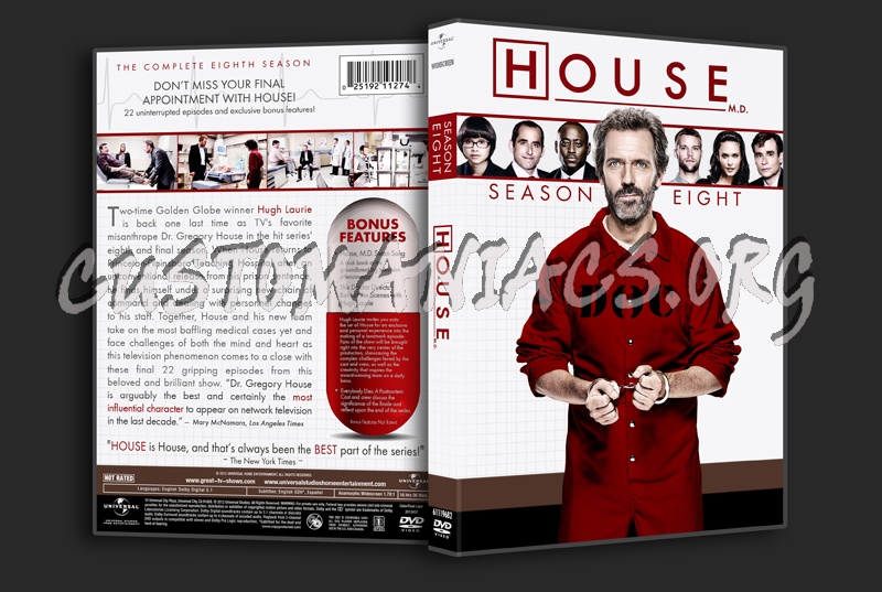 House MD - Season 8 dvd cover