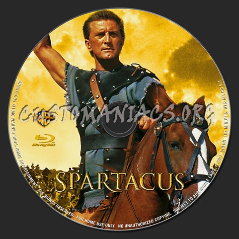 Spartacus blu-ray label