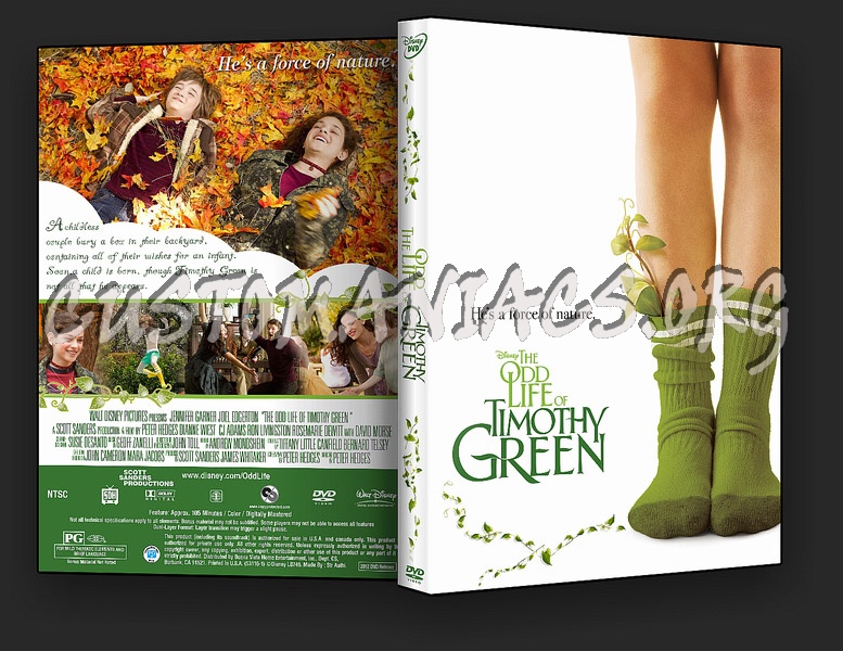 The Odd Life of Timothy Green dvd cover