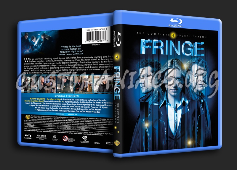 Fringe Season 4 blu-ray cover