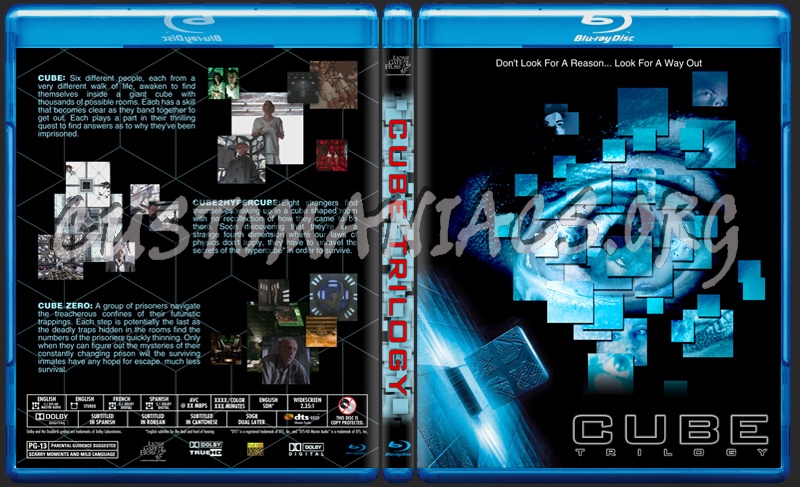 Cube Trilogy blu-ray cover