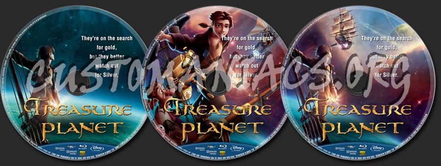 Treasure Planet blu-ray label