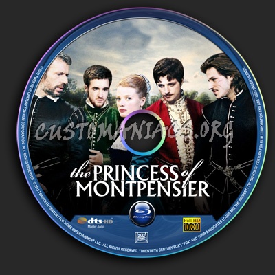 The Princess Of Montpensier blu-ray label