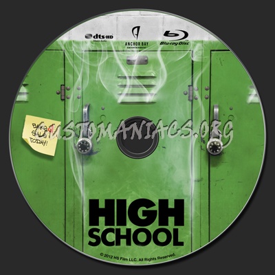 High School blu-ray label