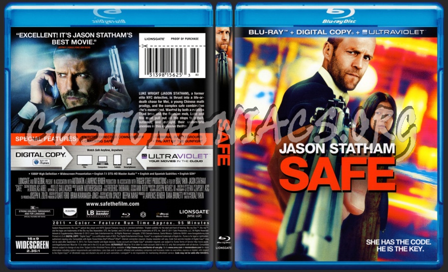 Safe blu-ray cover