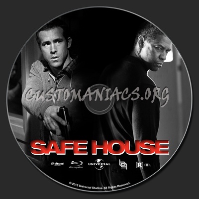 Safe House blu-ray label