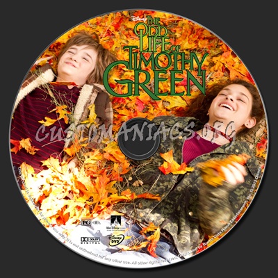 The Odd Life of Timothy Green dvd label