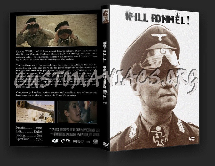 Kill Rommel! (1969) dvd cover