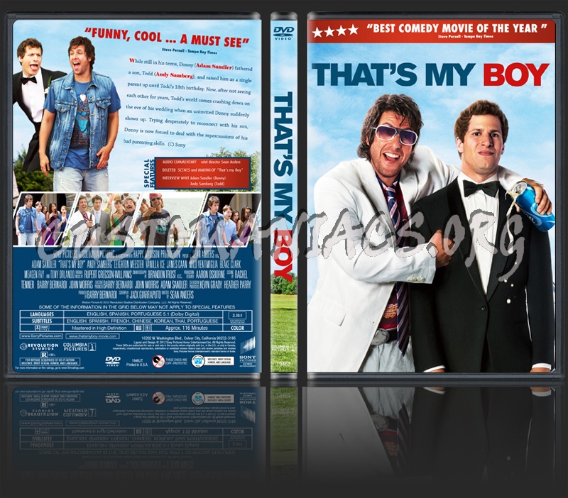 That's My Boy dvd cover