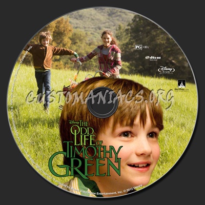 The Odd Life of Timothy Green blu-ray label