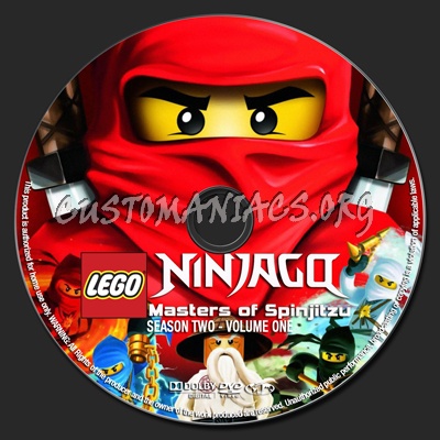 Lego Ninjago Masters Of Spinjitzu - Season Two Volume Two dvd label
