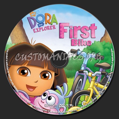 Dora The Explorer Dora's First Bike dvd label