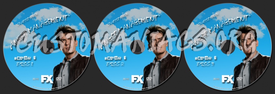 Anger Management Season 1 dvd label