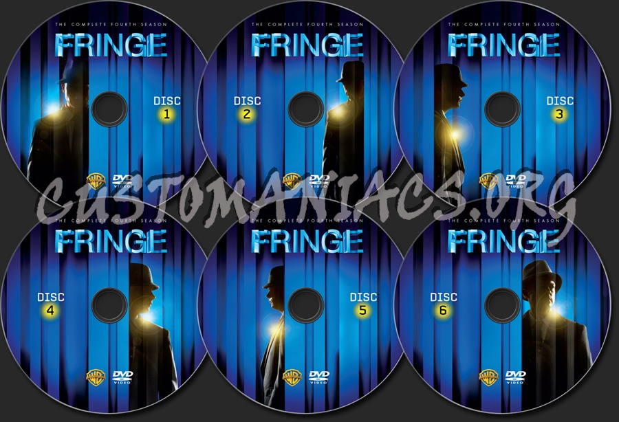 Fringe Season 4 dvd label