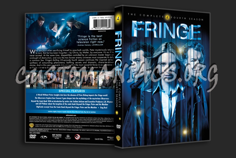 Fringe Season 4 dvd cover