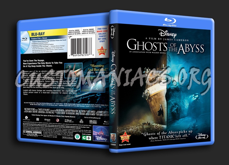 Ghosts of the Abyss blu-ray cover