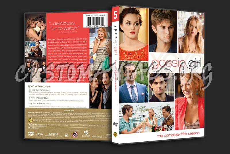 Gossip Girl Season 5 dvd cover