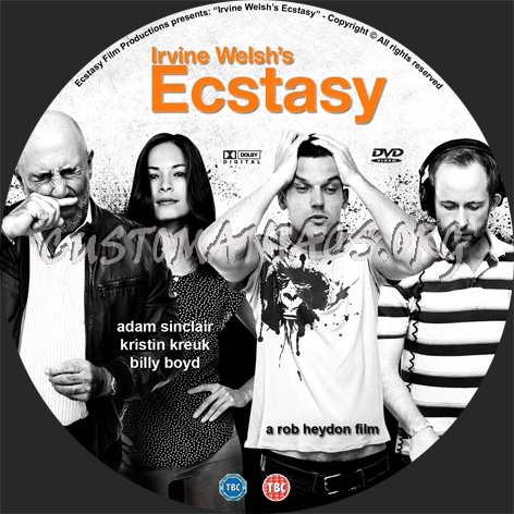 Irvine Welshs Ecstasy dvd label