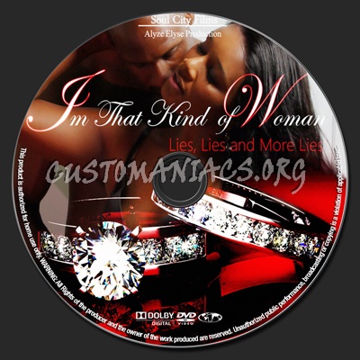 I'm That Kind Of Woman dvd label