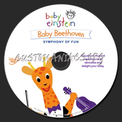Baby Einstein : Baby Beethoven (2002) dvd label