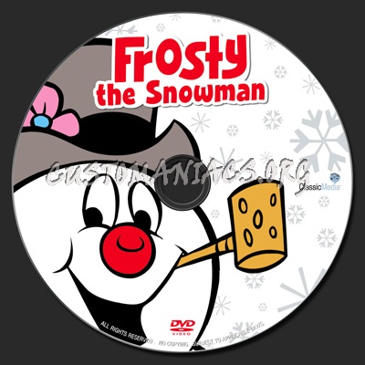 Frosty The Snowman (1969) dvd label