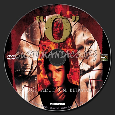 "o" - aka Othello (2001) dvd label