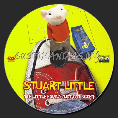 Stuart Little (1999) dvd label