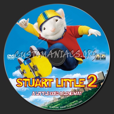 Stuart Little 2 (2002) dvd label