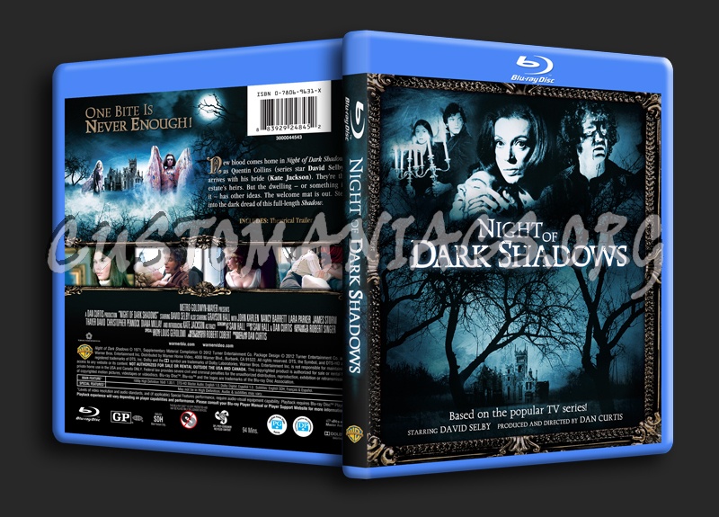 Night of Dark Shadows blu-ray cover