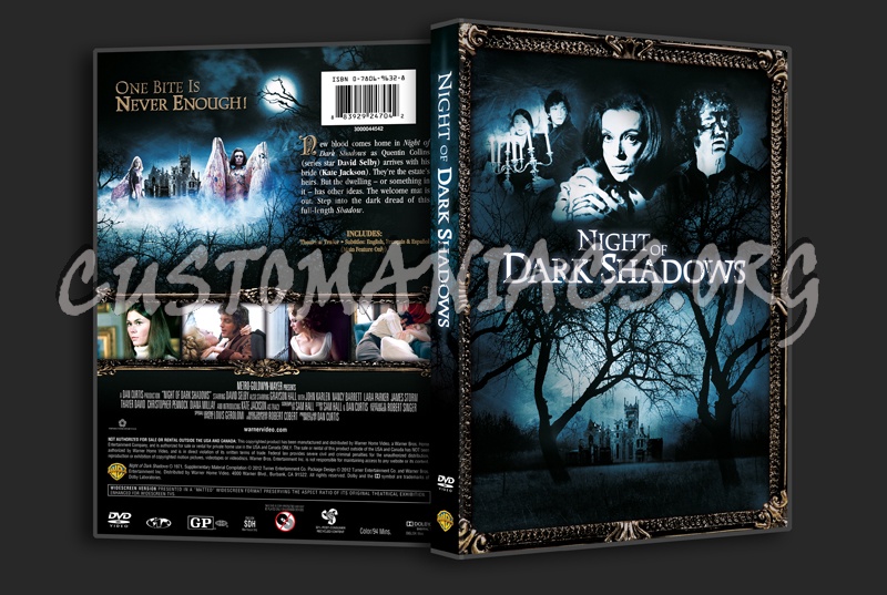 Night of Dark Shadows dvd cover