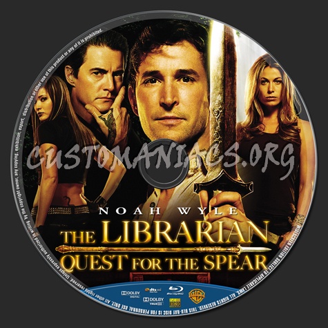 The Librarian - The Quest For The Spear dvd label