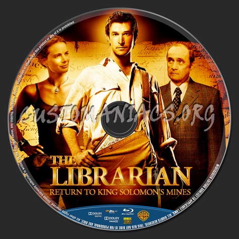 The Librarian - Return To King Solomon's Mine dvd label
