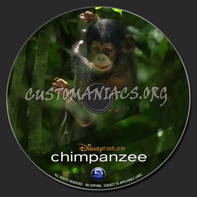 Chimpanzee (2012) blu-ray label