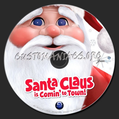 Santa Claus Is Comin' To Town (1970) blu-ray label